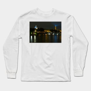 Night Light Over Paris © Long Sleeve T-Shirt